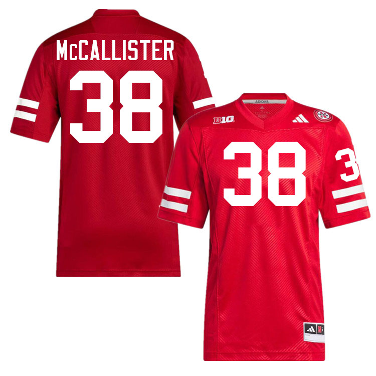 Jack McCallister Nebraska Jersey,Nebraska Cornhuskers Football Uniforms,Jersey-Scarlet